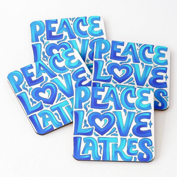 Item preview, Peace Love Latkes Essential T-Shirt (2) designed and sold by Stickerbynp1.