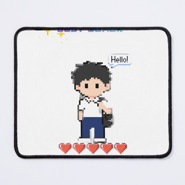 Item preview, Best Gamer Pixel Art Hearts Retro Gaming designed and sold by FlawlessStudio.