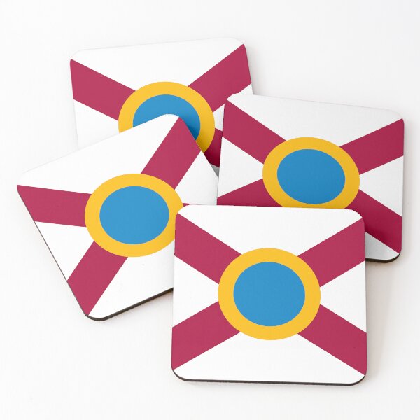 Item preview, Simplified Florida Flag designed and sold by Karate Octopus.
