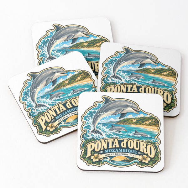 Item preview, Ponta D'Ouro Mozambique Where Dolphins Play Travel Vacation Destination Souvenir designed and sold by NightGlyph.