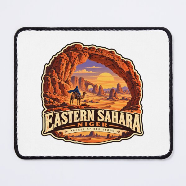 Item preview, Eastern Sahara Niger Arches Of Red Stone Desert Landscape Travel Adventure designed and sold by Simsimah26Parks.