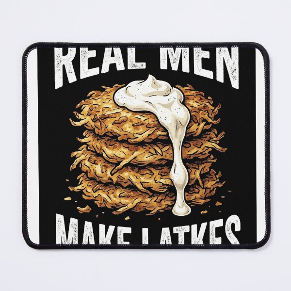 Item preview, Real Men Make Latkes Hanukkah Festival Essential T-Shirt designed and sold by Alan Cruz.