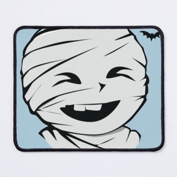Item preview, Funny Smiling Mummy Halloween Illustration designed and sold by Uhallwninst.