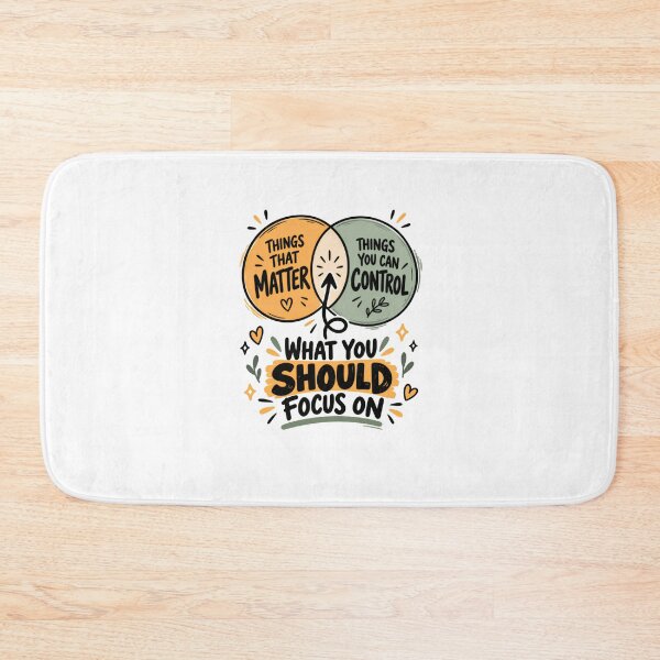 Item preview, Things That Matter Things You Can Control What You Should Focus On Personal Growth Mindfulness Motivation designed and sold by SkeletonsDanger.
