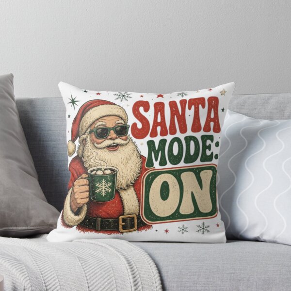 Item preview, Santa Mode On - Vintage Christmas Santa with Sunglasses designed and sold by PrintWavePro.
