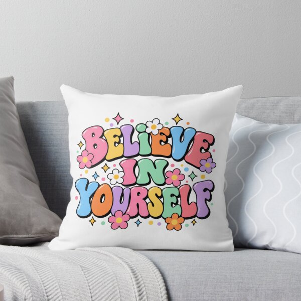 Item preview, Believe Yourself Self Love Motivational Groovy Retro Inspirational designed and sold by HumansStuck12.