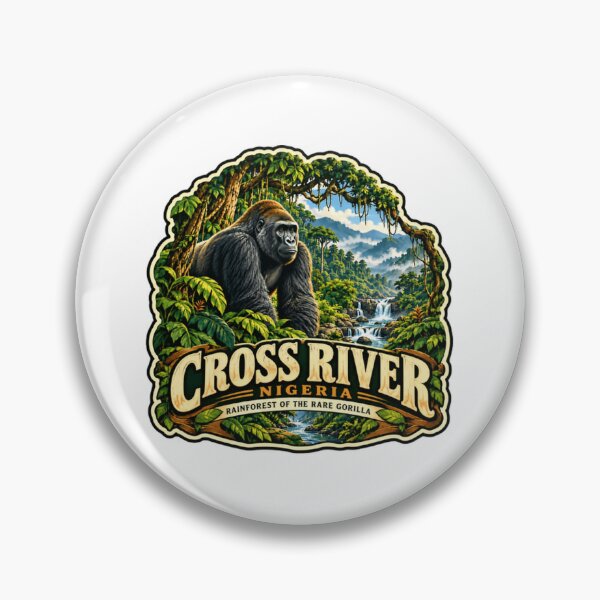 Item preview, Cross River Nigeria Rainforest Of The Rare Gorilla Wildlife Animal Lover Travel designed and sold by JonesFlora2025.