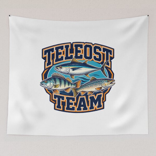 Item preview, Teleost Team – Funny Ichthyologist and Fish Biologist Design designed and sold by CuteDesignables.
