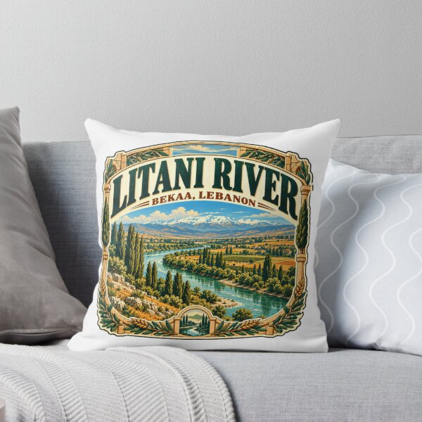 Item preview, Litani River Bekaa Lebanon Lebanese Travel Geography designed and sold by JonesFlora2025.