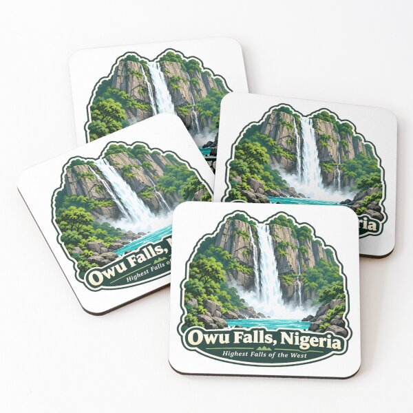 Item preview, Owu Falls, Nigeria Highest Falls Of The West Travel Landmark Explorer Vacation designed and sold by NightGlyph.