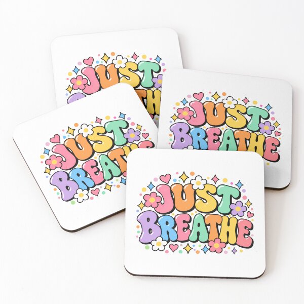 Item preview, Just Breathe Mindfulness Self Care Positive Affirmation Wellness designed and sold by SkeletonsDanger.