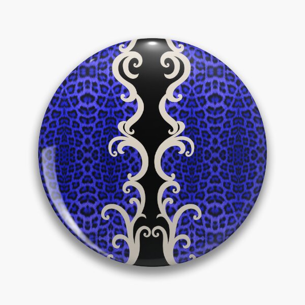 Item preview, Blue Ombre Leopard with Scroll Motive A-Line Dress designed and sold by HHS26.