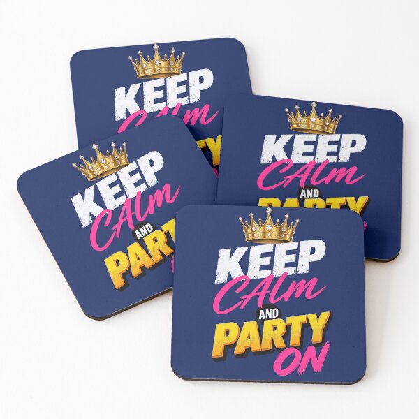 Item preview, Calm And Party On Crown Graphic designed and sold by theodoreleach.