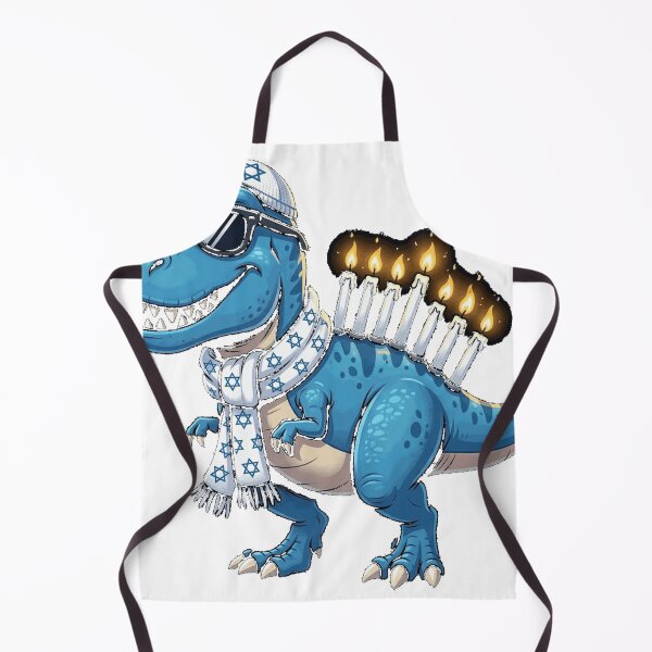 Item preview, Menorasaurus Rex T Rex Dinosaur Hanukkah Gift for Boys Classic T-Shirt designed and sold by eBoy31.
