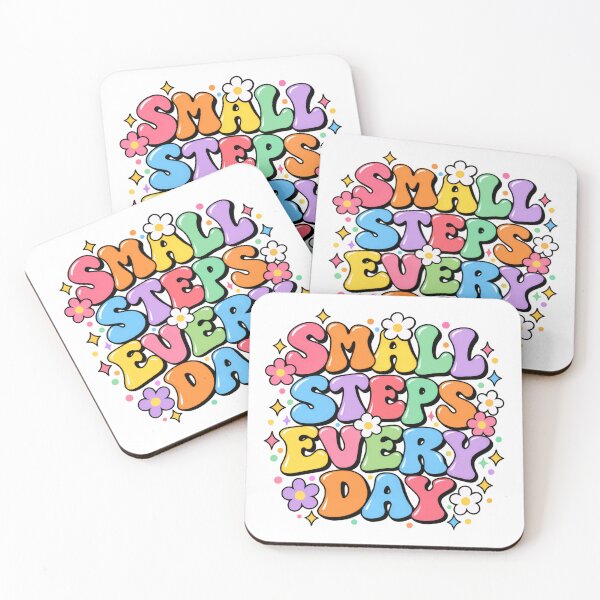 Item preview, Small Steps Every Day Motivation Positive Affirmation Self Improvement designed and sold by HumansStuck12.