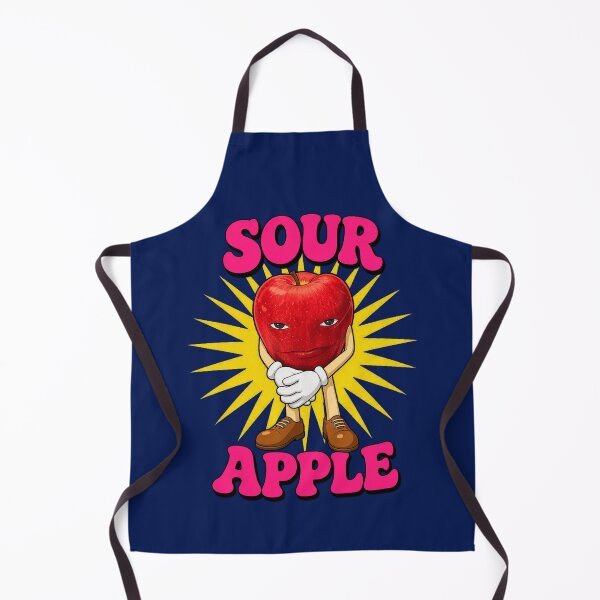 Item preview, Sour Apple Funny Fruit Character designed and sold by theodoreleach.