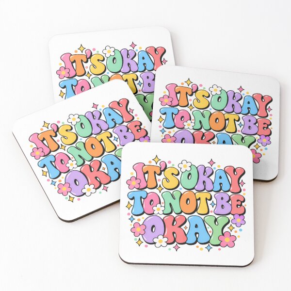 Item preview, It's Okay To Not Be Okay Mental Health Awareness Self Love Affirmation designed and sold by HumansStuck12.