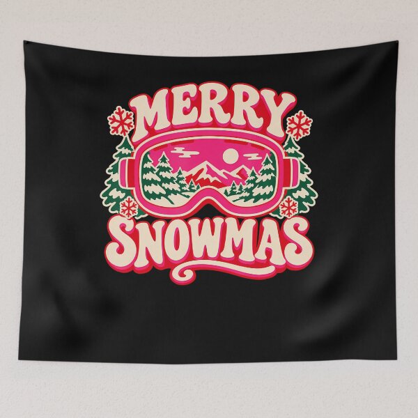 Item preview, Merry Snowmas Skiing Graphic designed and sold by ISTI-KIU-hu.