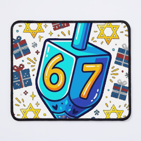 Item preview, Ugly Hanukkah Dreidel Jewish Holiday 67 Kid Meme Toy Classic T-Shirt designed and sold by gidget-gadget.