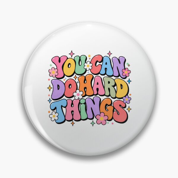 Item preview, You Can Do Hard Things Motivational Quote Positive Affirmation Inspiration designed and sold by HumansStuck12.