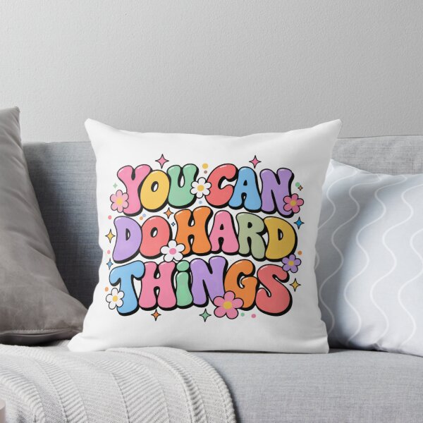 Item preview, You Can Do Hard Things Motivational Quote Positive Affirmation Inspiration designed and sold by HumansStuck12.
