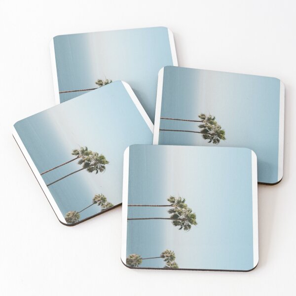 Item preview, Vintage Malibu California beach palm tree poster designed and sold by ellmoswrld.