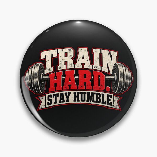 Item preview, Train Hard Stay Humble Vintage Gym Motivation designed and sold by wanado.