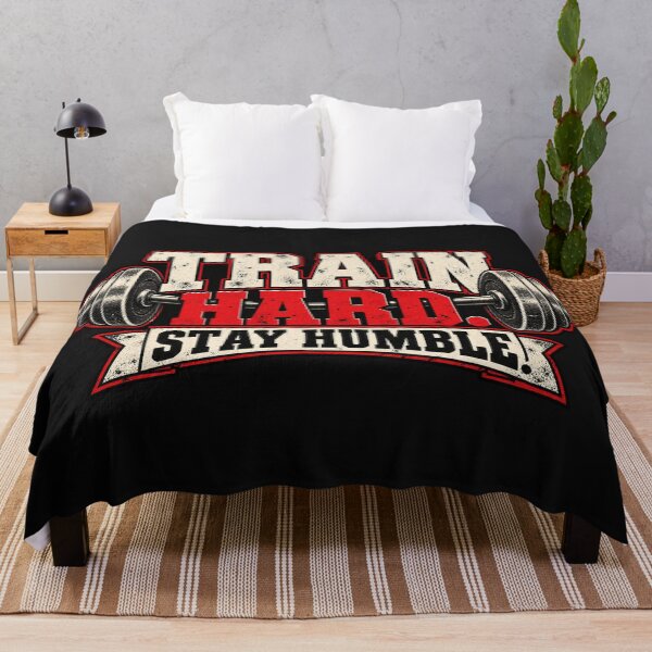 Item preview, Train Hard Stay Humble Vintage Gym Motivation designed and sold by wanado.
