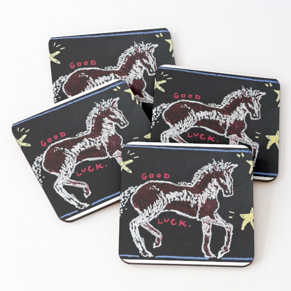 Item preview, Good luck wild horse painting poster designed and sold by ellmoswrld.