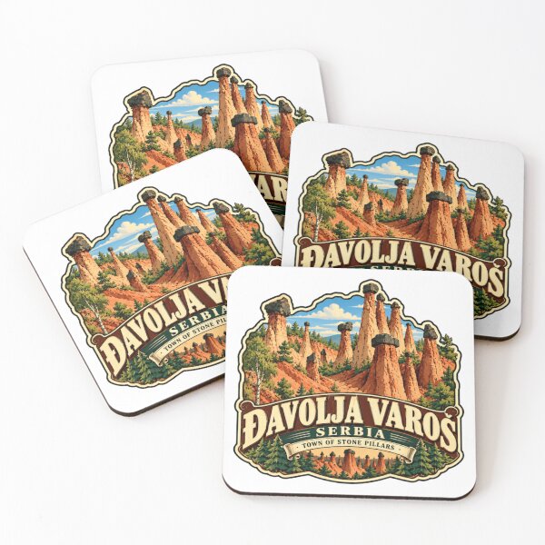 Item preview, Davolja Varos Serbia Town Of Stone Pillars European Travel Gift designed and sold by JonesFlora2025.