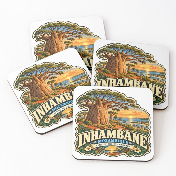 Item preview, Inhambane Mozambique Land Of Ancient Baobabs African Travel Souvenir designed and sold by NightGlyph.