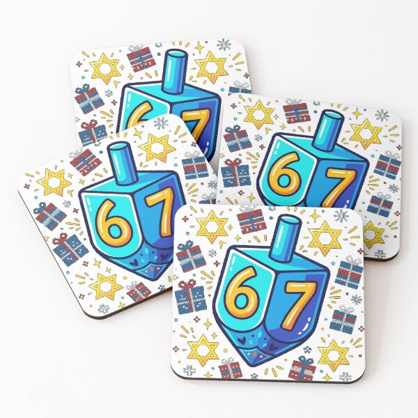 Item preview, Ugly Hanukkah Dreidel Jewish Holiday 67 Kid Meme Toy Classic T-Shirt designed and sold by gidget-gadget.