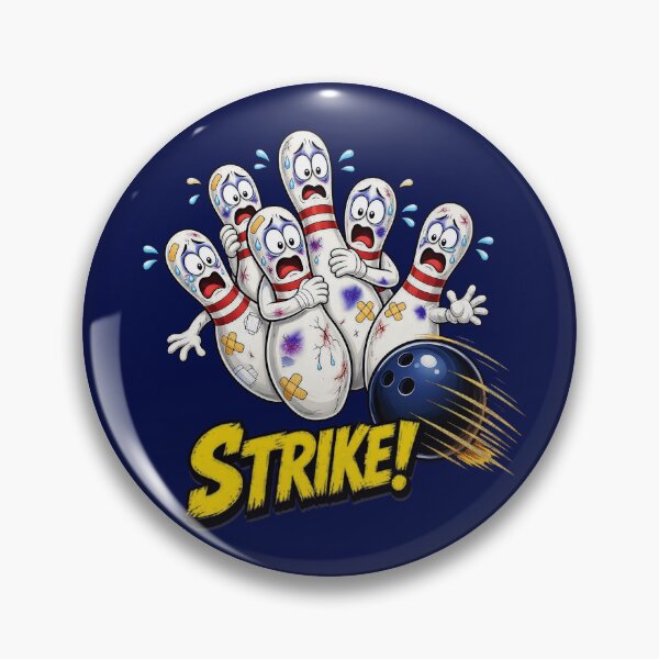 Item preview, Bowling Pin Explosion Strike designed and sold by theodoreleach.