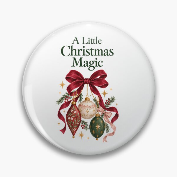 Item preview, A Little Christmas Magic – Vintage Baubles and Ribbons designed and sold by CheersTOGETHER.