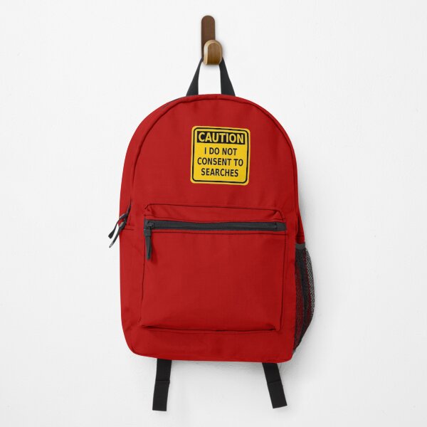 Item preview, Caution I Do Not Consent to Searches designed and sold by Karate Octopus.