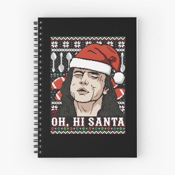 Item preview, Oh Hi Santa - Pixelated Santa Meme designed and sold by StrawberHamster.