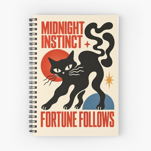 Item preview, Black Cat Geometric Poster – Mid Century Modern designed and sold by Timegraf.