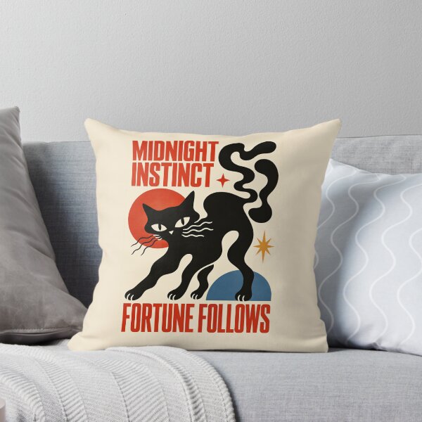 Item preview, Black Cat Geometric Poster – Mid Century Modern designed and sold by Timegraf.