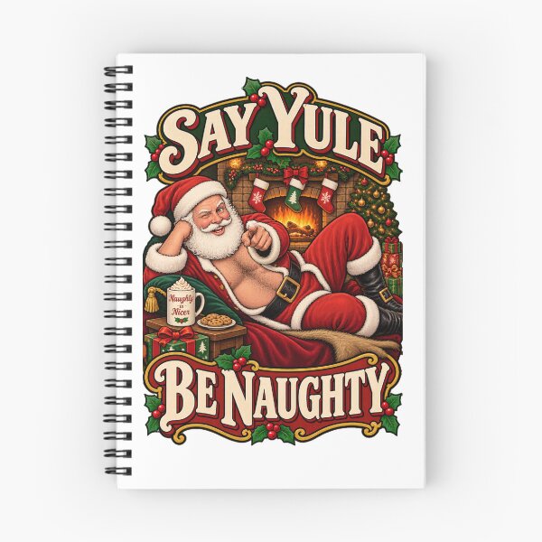 Item preview, Say Yule Be Naughty designed and sold by Jasper Kingsley Brainwaves.