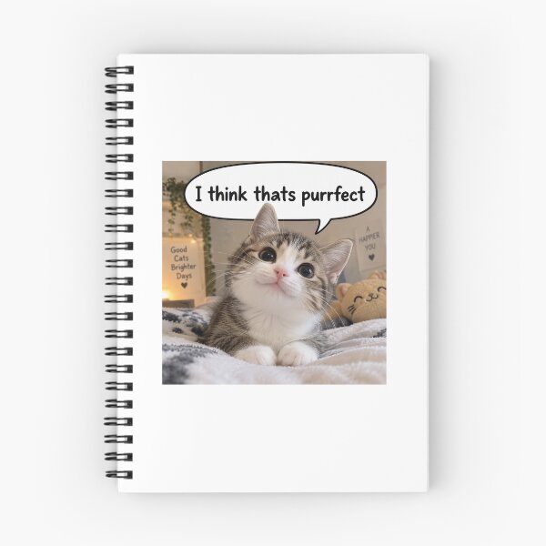 Item preview, Cat speaking while laying in a bed designed and sold by ThatUnknownOre.