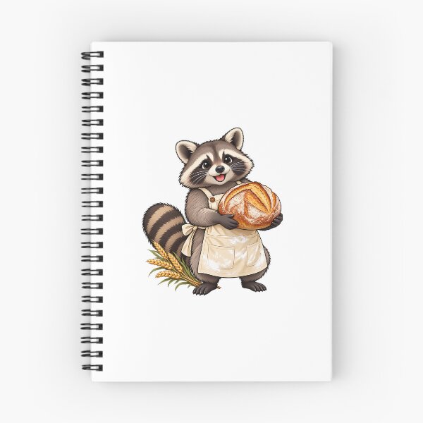 Item preview, Raccoon Baker with Fresh Artisan Bread designed and sold by Juan Acevedo Acosta.