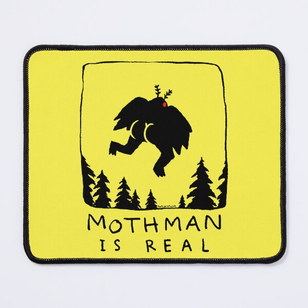 Item preview, Mothman is real designed and sold by PopcornpunkART.