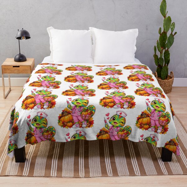Item preview, Cute Autumn Chameleon nurse Funny Nurse Life designed and sold by QuiteOrbit.