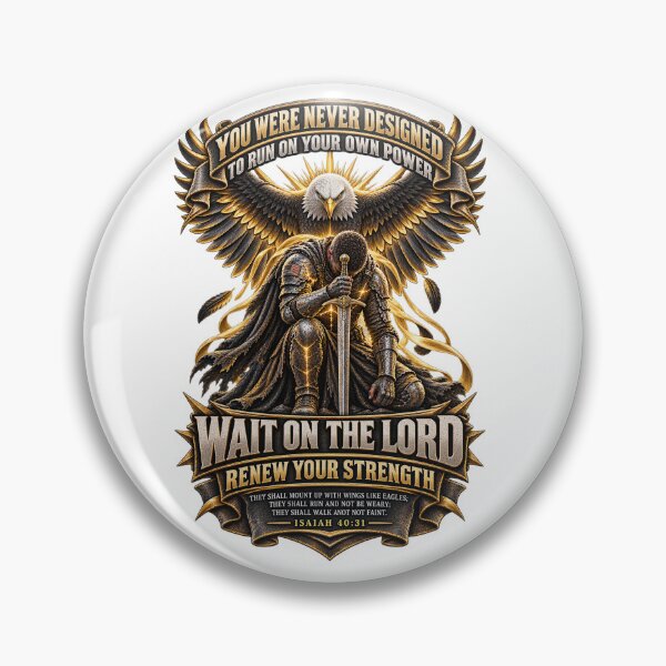 Item preview, Renew Your Strength Isaiah 40:31 Christian Eagle Warrior T-Shirt designed and sold by Sentinel-Init.