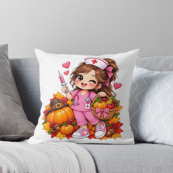Item preview, Cute Autumn Girl nurse Funny Nurse Life designed and sold by QuiteOrbit.