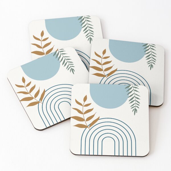 Item preview, Abstract Blue and Cream designed and sold by Brokeologist.