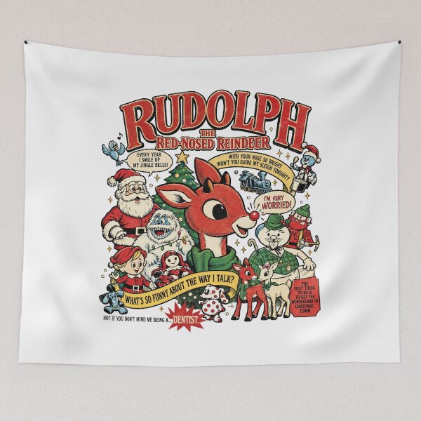 Item preview, Rudolph The Red Nosed Reindeer, Misfit Toys Christmas, Christmas Movie, Holiday Season designed and sold by CalliopeValerie.
