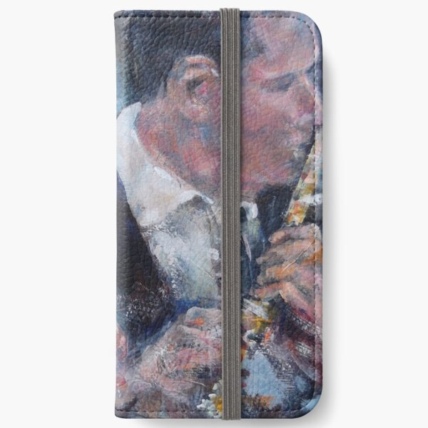 Playing The Flute - Music Art Gallery iPhone Wallet
