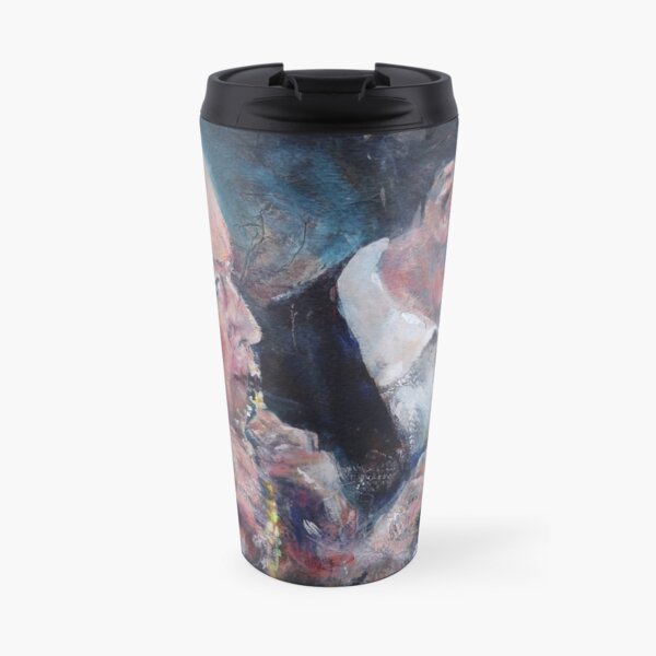 Playing The Flute - Music Art Gallery Travel Mug
