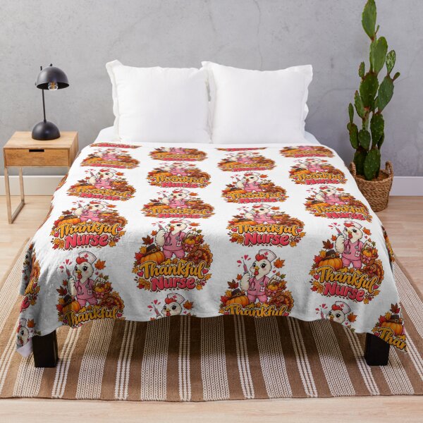 Item preview, Chicken Thankful Nurse Nursing Fall Thanksgiving designed and sold by QuiteOrbit.